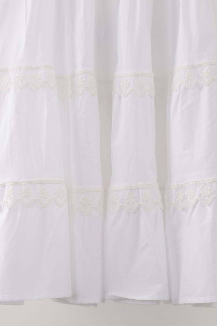 C01Y52101053 Dress Lace Detailed Patchwork