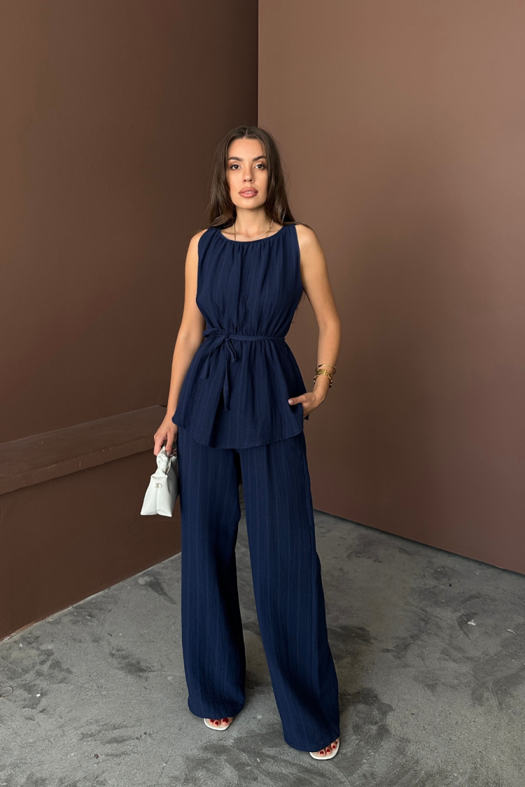 Set - Elegant Sleeveless Palazzo - Brand: Ello - Women's Clothing Wholesale - Globality Store