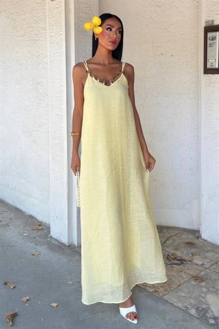 Slip Dress With Cap Sleeves