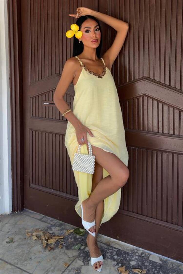 Slip Dress With Cap Sleeves