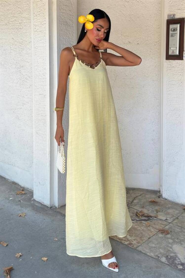 Slip Dress With Cap Sleeves