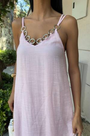 Sleeveless V-Neck Floor Length Slip Dress - Brand: Sobe Istanbul - Women's Clothing Wholesale - Globality Store
