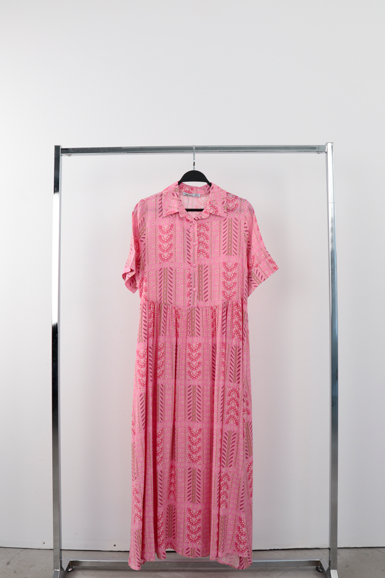 C01y52101061 Dress Half Sleeve Shirt Collar - Brand: Cream Rouge - Women's Clothing Wholesale - Globality Store