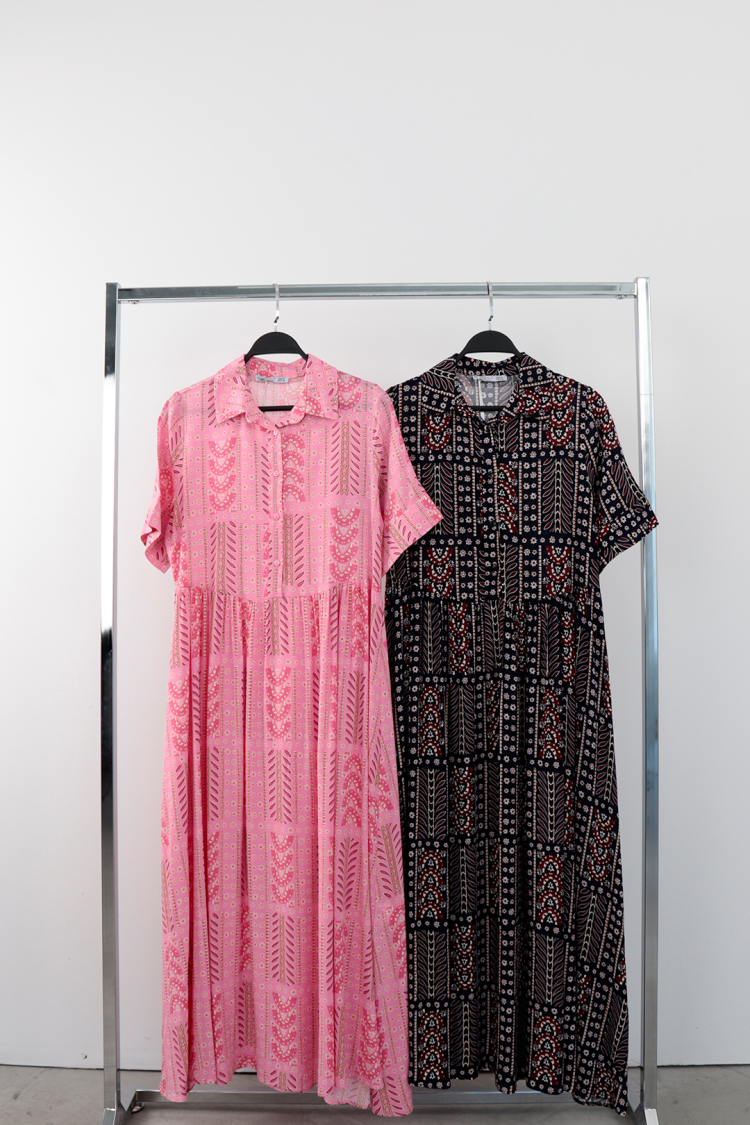 C01y52101061 Dress Half Sleeve Shirt Collar