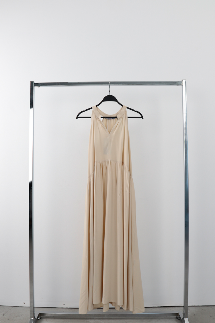 C01y52101063 Dress Maxi Dominant Collar - Brand: Cream Rouge - Women's Clothing Wholesale - Globality Store