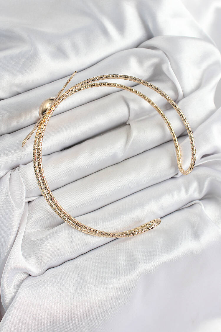 Brass Sun Pattern Gold Color Women's Waist Bracelet