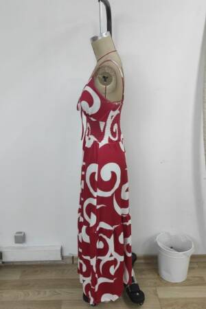 Red Fit And Flare Sleeveless Sweetheart Neck Dress - Brand: Janes - Women's Clothing Wholesale - Globality Store