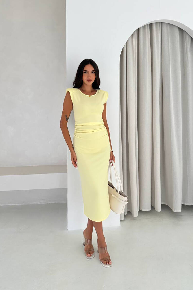 ElegantSheath Dress With Cap Sleeves