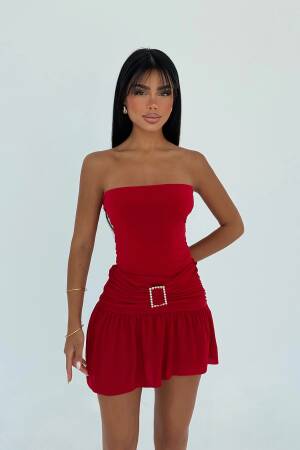 Sexy Glam Strapless Mini Bandeau Dress