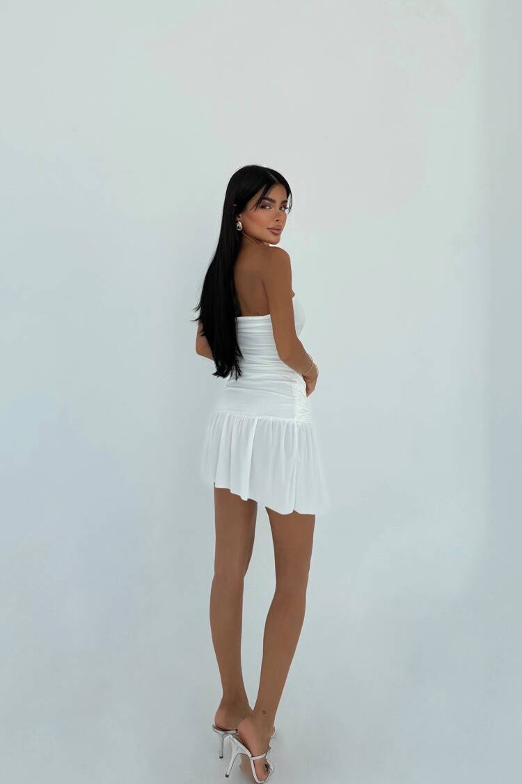 Strapless Mini Slip Dress