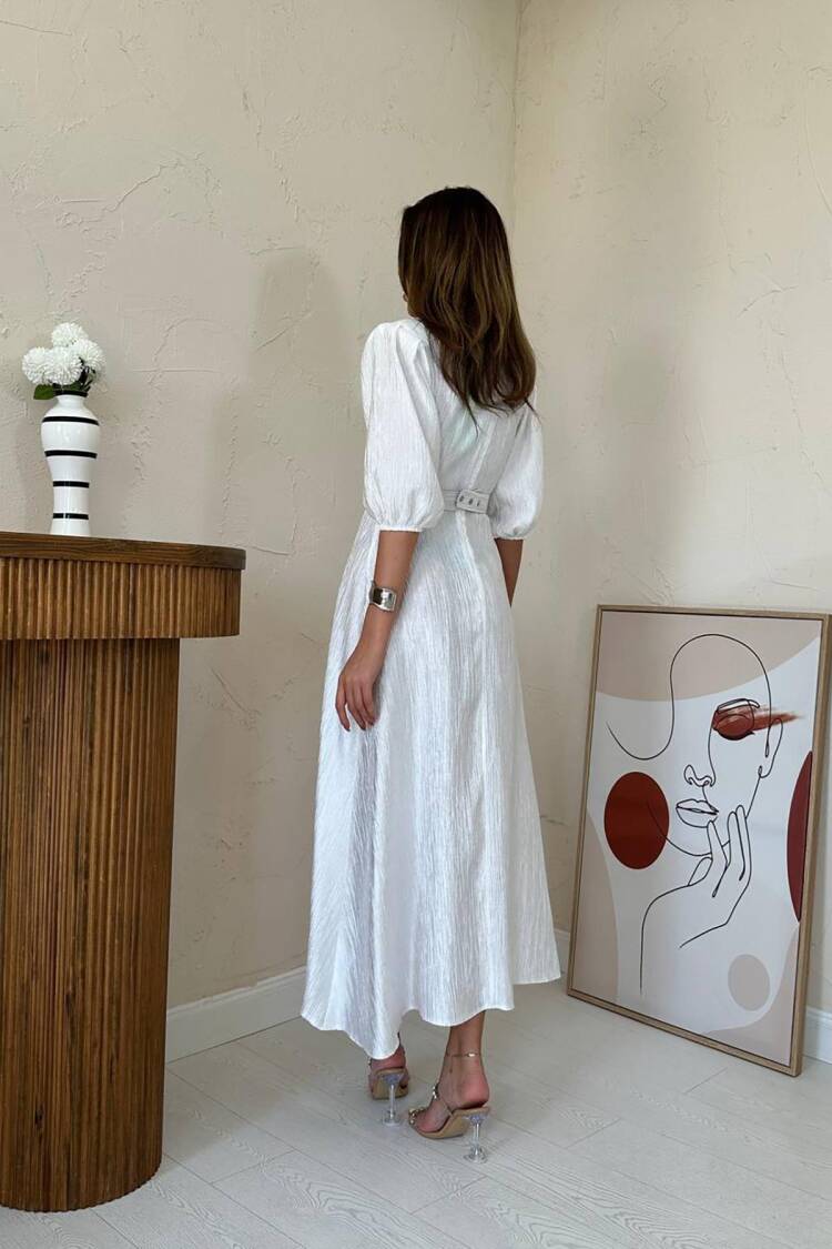 Elegant Formal Vintage Wrap Dress