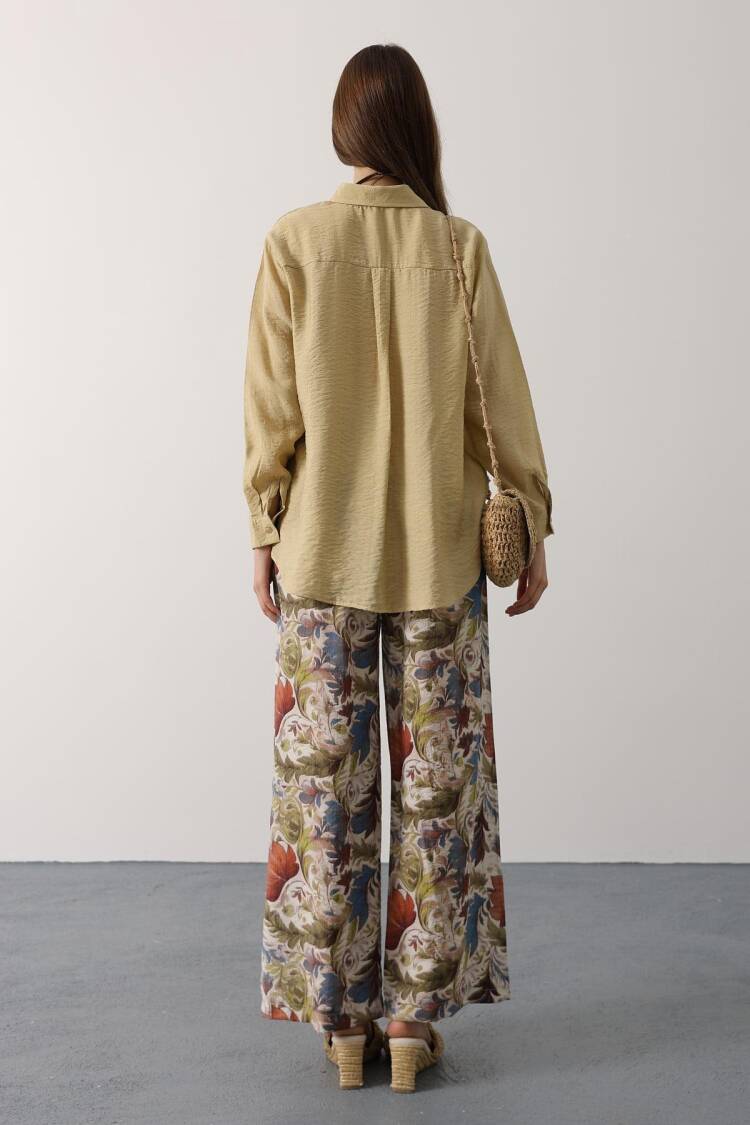Beige Floral Casual Boho Elegant Set