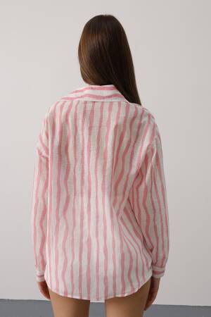 Striped Casual Buttoned Long Sleeve Shirt