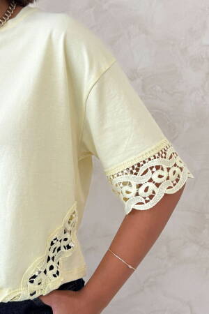 Beige Casual Elegant Tshirt Half Sleeve Regular Fit