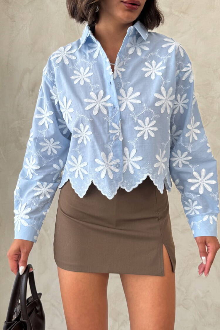 Floral Casual Elegant Shirt