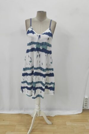 Tie Dye V-Neck Knee Length Slip Dress - Brand: Janes - Women & Kids, Baby Clothes Wholesale - Globality Store