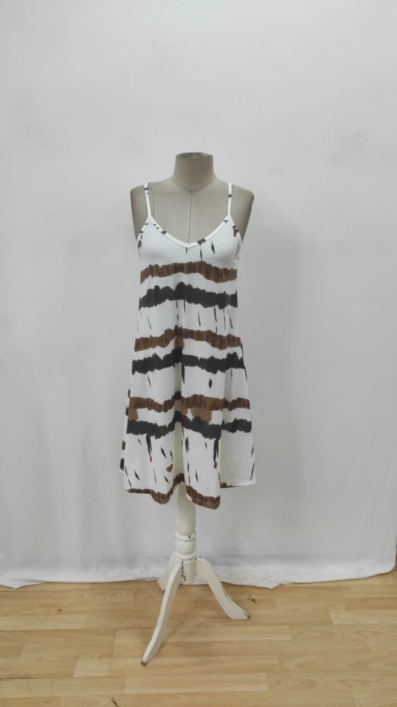 White Casual Boho Sexy Slip Dress