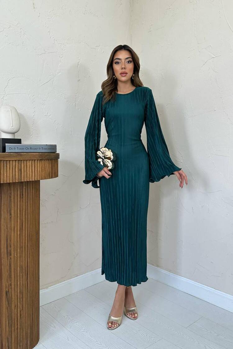 Green Elegant Formal Sheath Dress