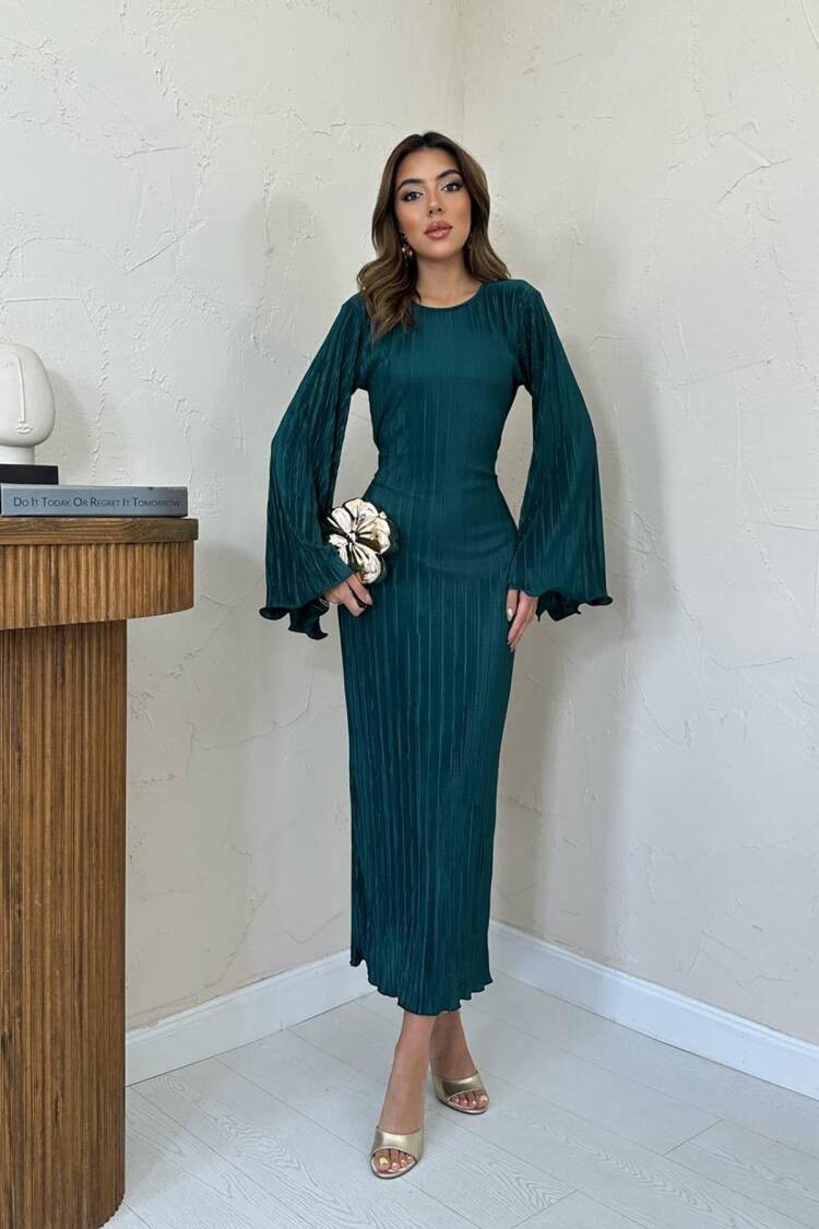 Green Elegant Formal Sheath Dress