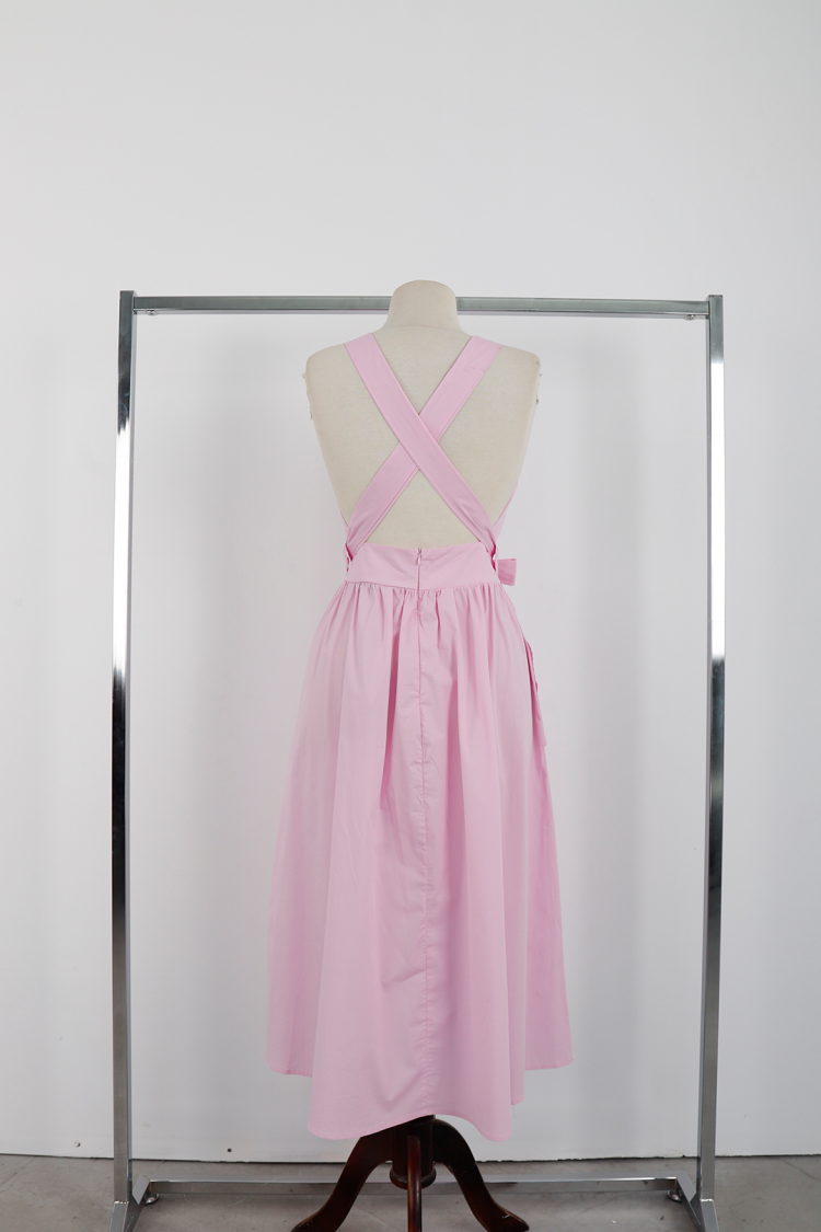 A-Line Midi Dress With Cap Sleeves