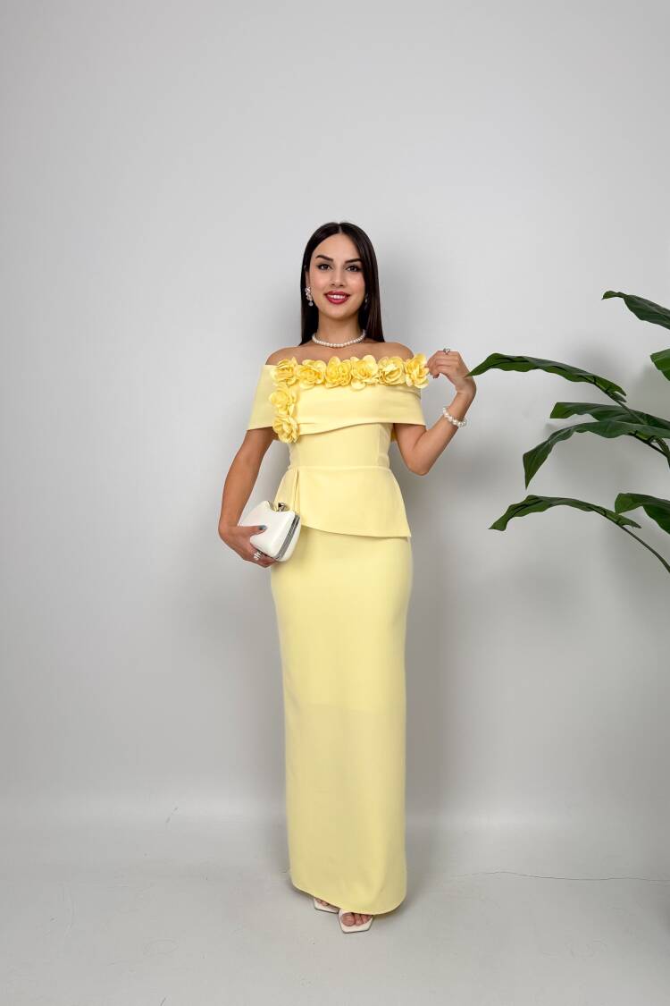 ElegantSheath Dress With Off Shoulder Neck