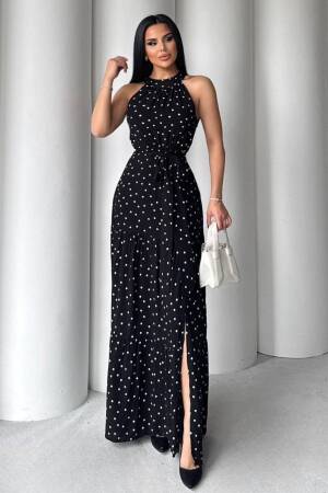 Black Sexy Elegant Fit And Flare Dress