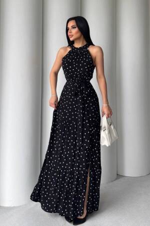 Black Sexy Elegant Fit And Flare Dress