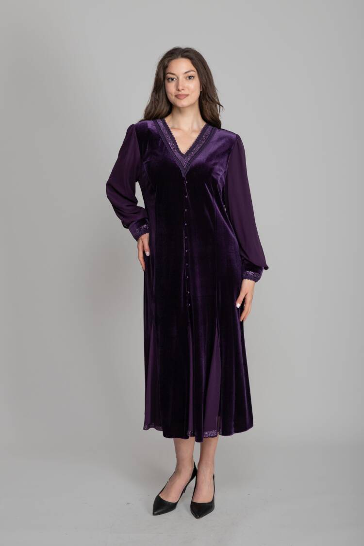 Elegant Modest A-Line Dress