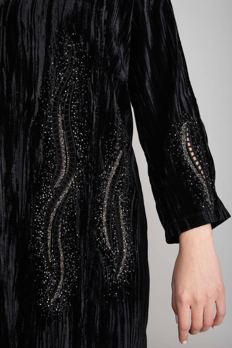 Elegant Ethnic Modest Shift Dress