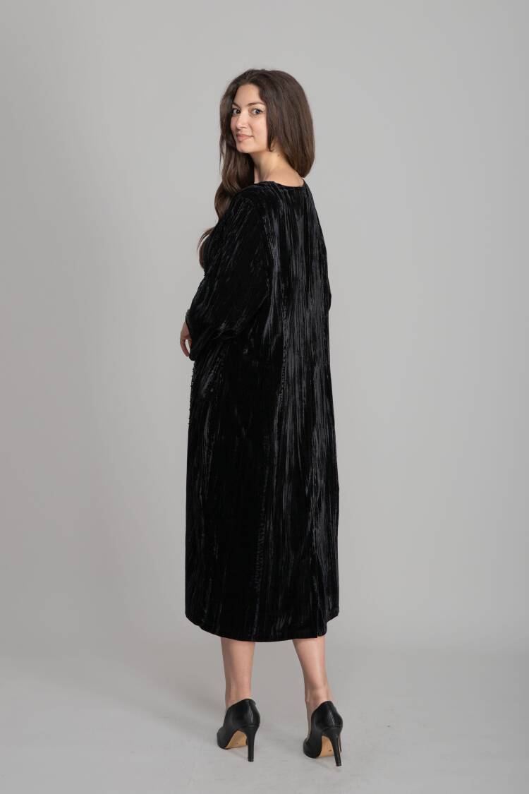Elegant Ethnic Modest Shift Dress