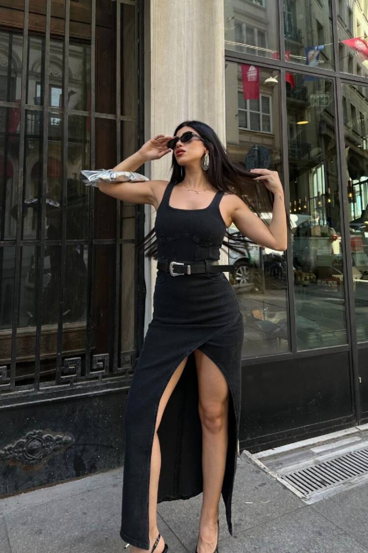 Black Sexy Elegant Sleeveless Bodycon Maxi Dress