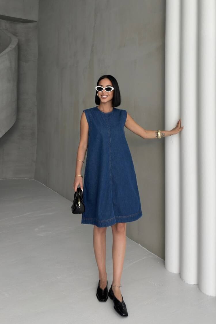 Casual Vintage Shift Dress