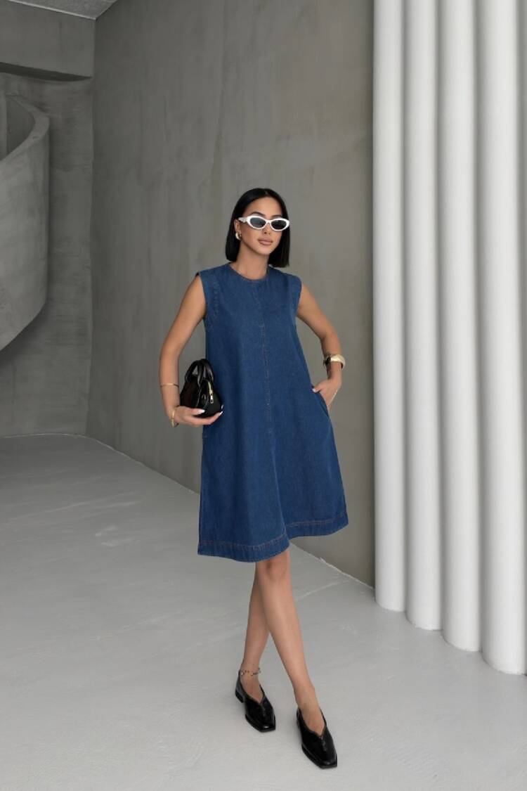 Casual Vintage Shift Dress