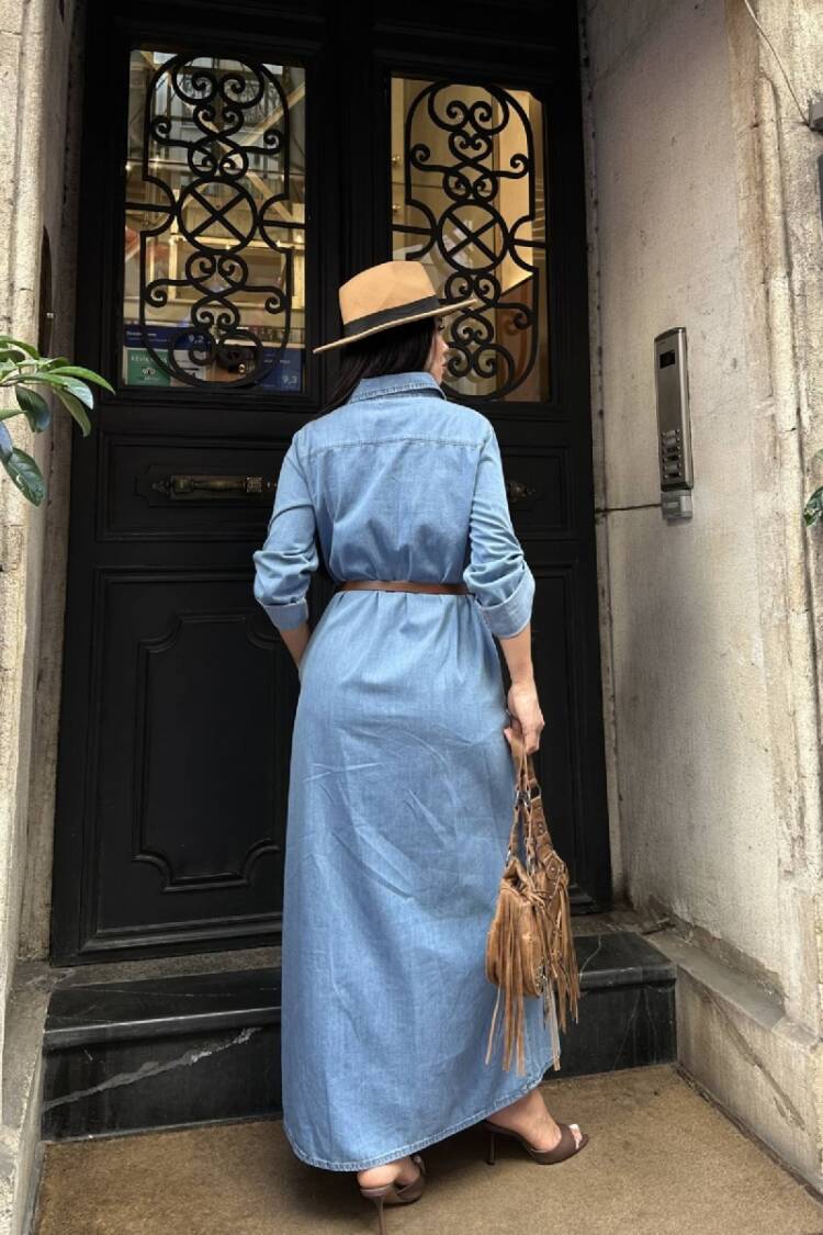Casual Modest Elegant Formal Shirt Dress