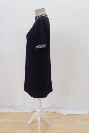 Black Casual Sexy Mini Shift Dress With V-Neck