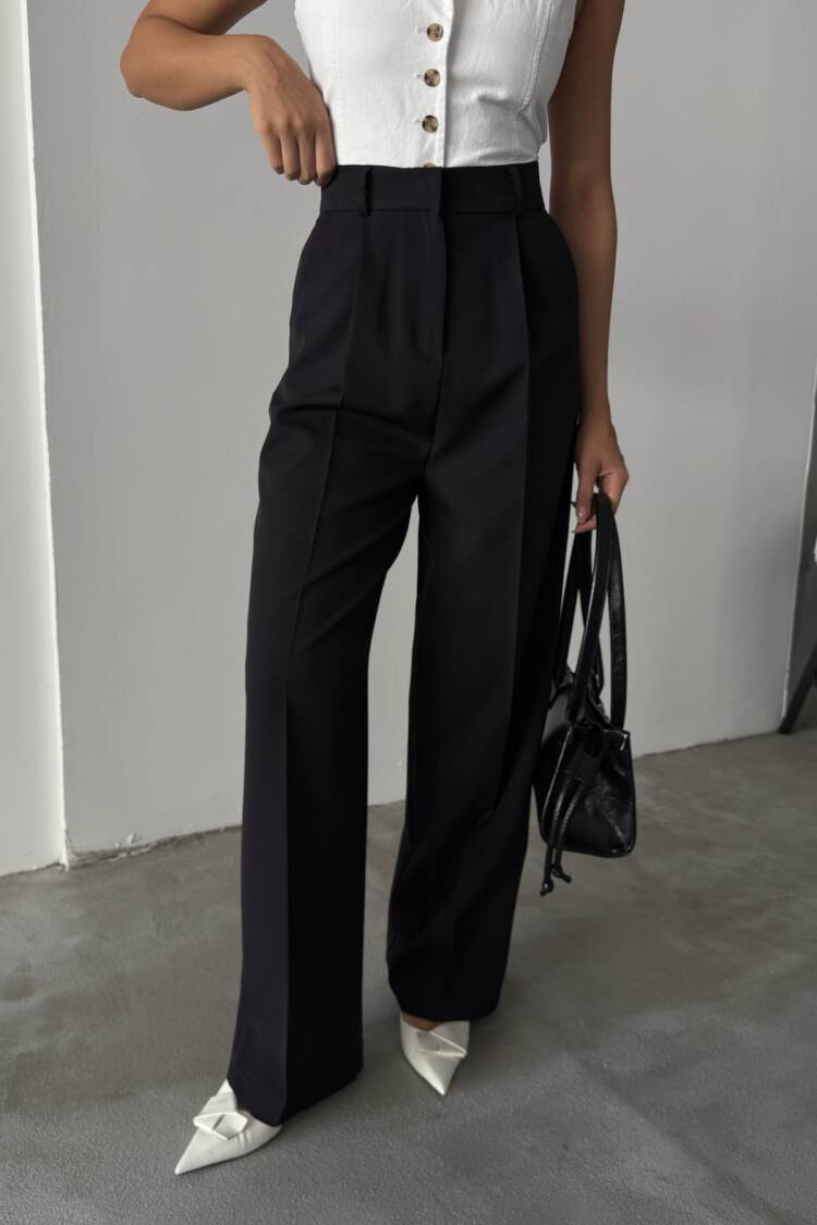 High Waist Tapered Carrot Pants