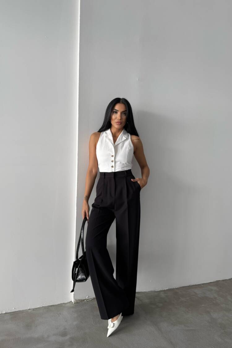 High Waist Tapered Carrot Pants