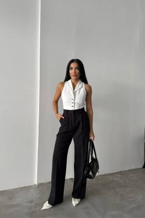 High Waist Tapered Carrot Pants
