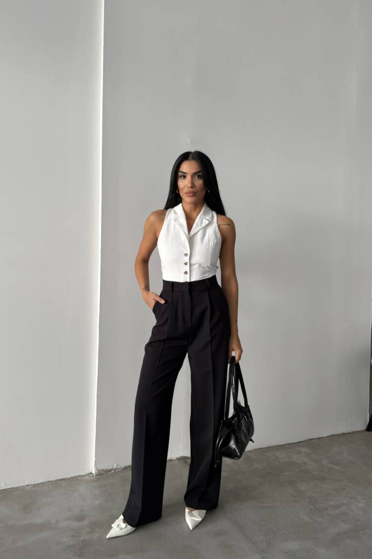 High Waist Tapered Carrot Pants