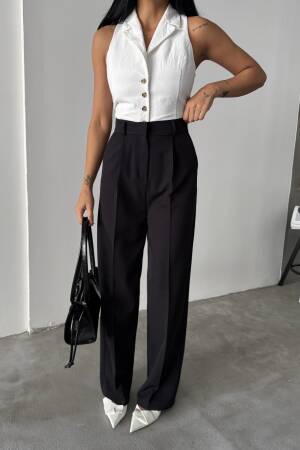 High Waist Tapered Carrot Pants