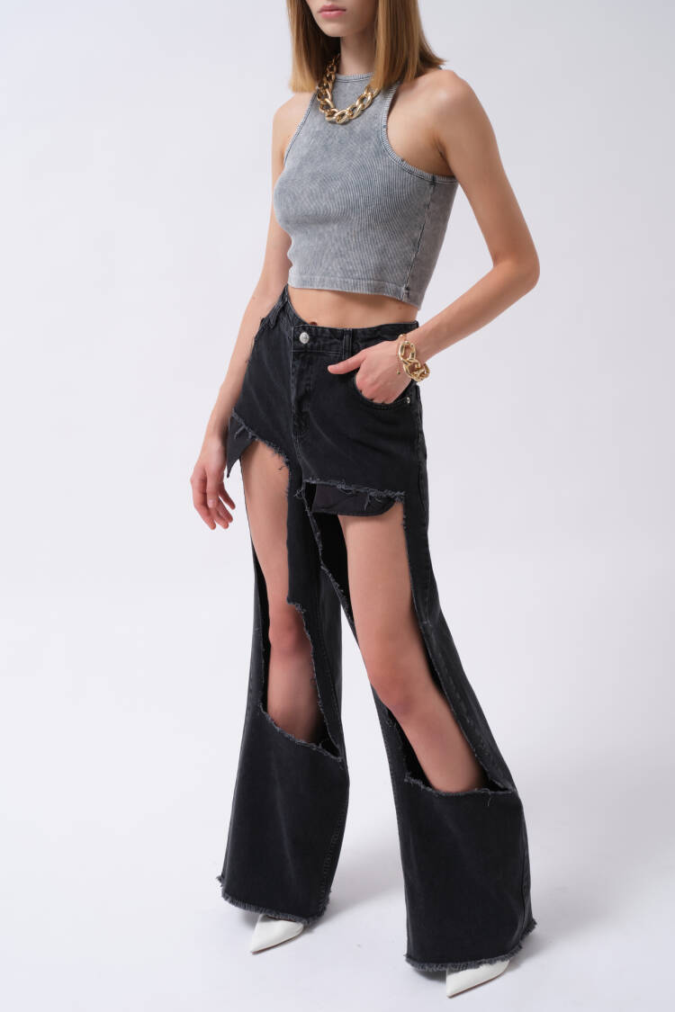 Casual Retro Punk Jeans