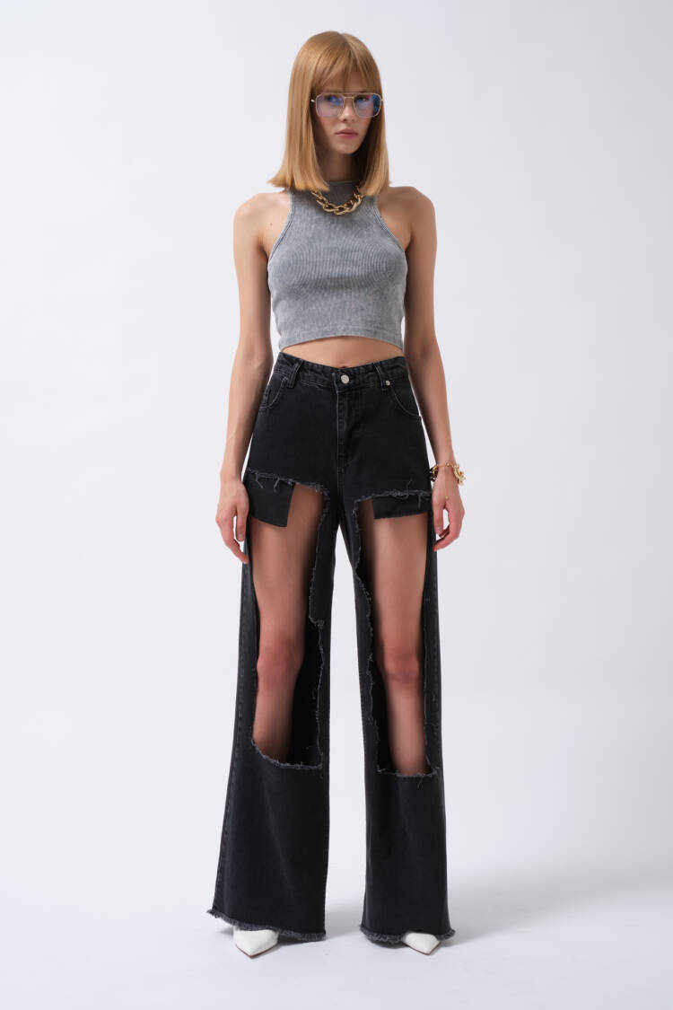 Casual Retro Punk Jeans