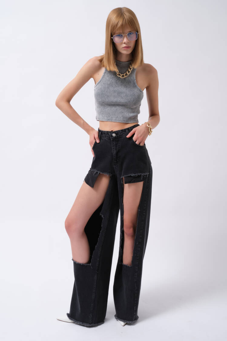 Casual Retro Punk Jeans