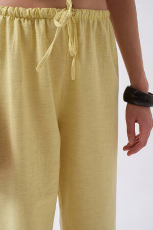 Palazzo Pants With Drawstring Closure