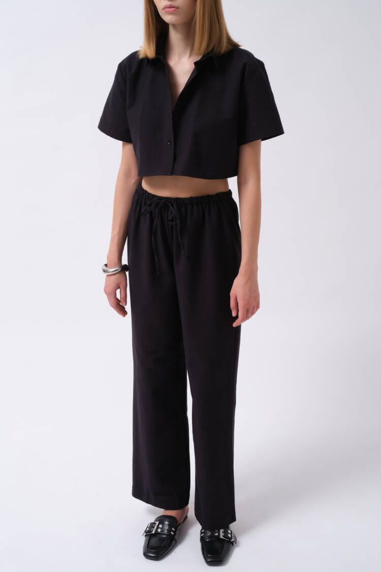 Tapered Carrot Pants