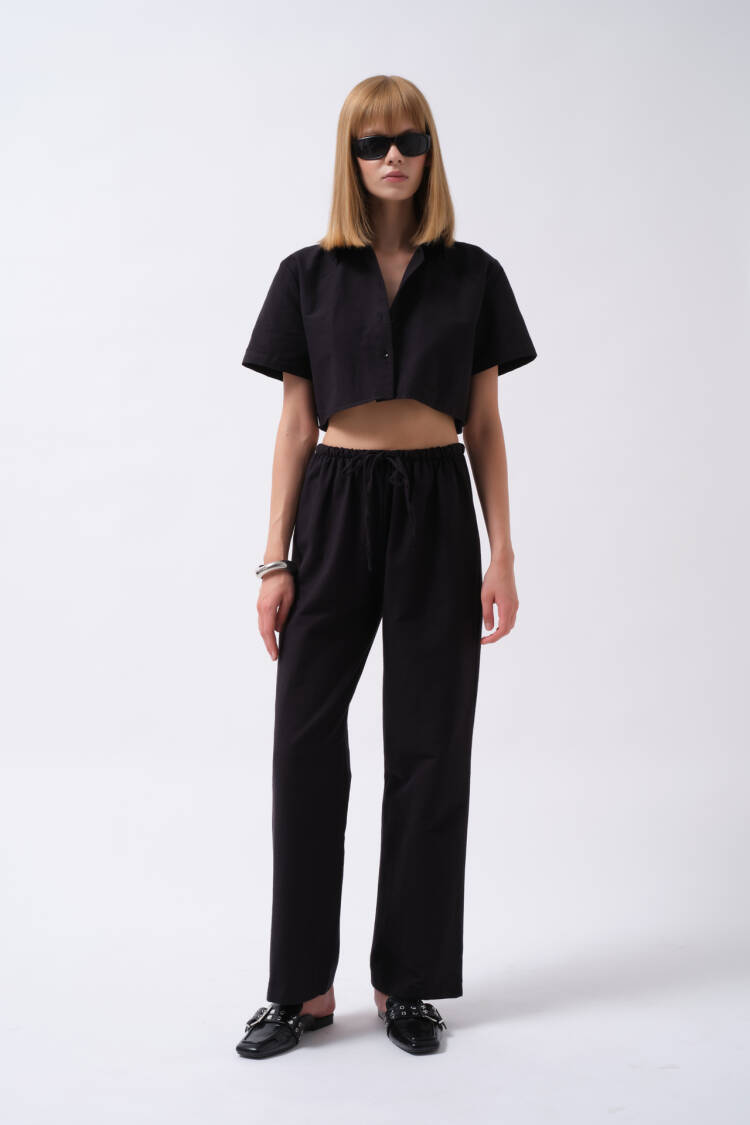 Tapered Carrot Pants