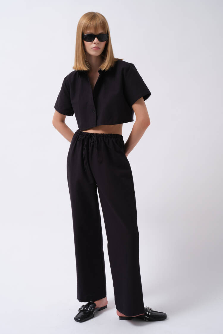 Tapered Carrot Pants