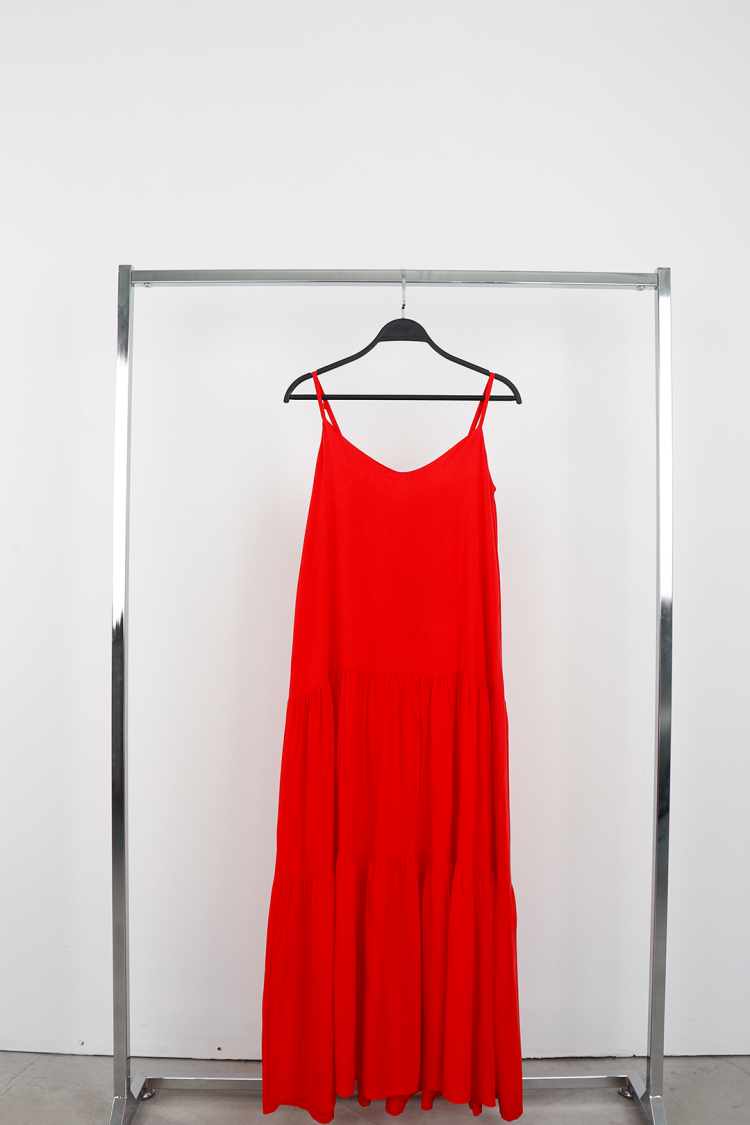 Maxi Cami Dress – Sleeveless V-Neck Casual Elegance