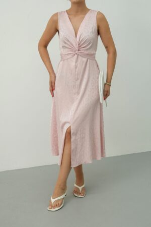 Wrap Dress With Animal Print And Plunging Neck - Brand: STEPS - Women & Kids, Baby Clothes Wholesale - Globality Store