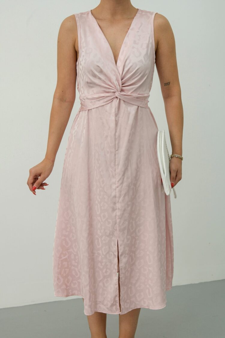 Wrap Dress With Animal Print And Plunging Neck - Brand: STEPS - Women & Kids, Baby Clothes Wholesale - Globality Store